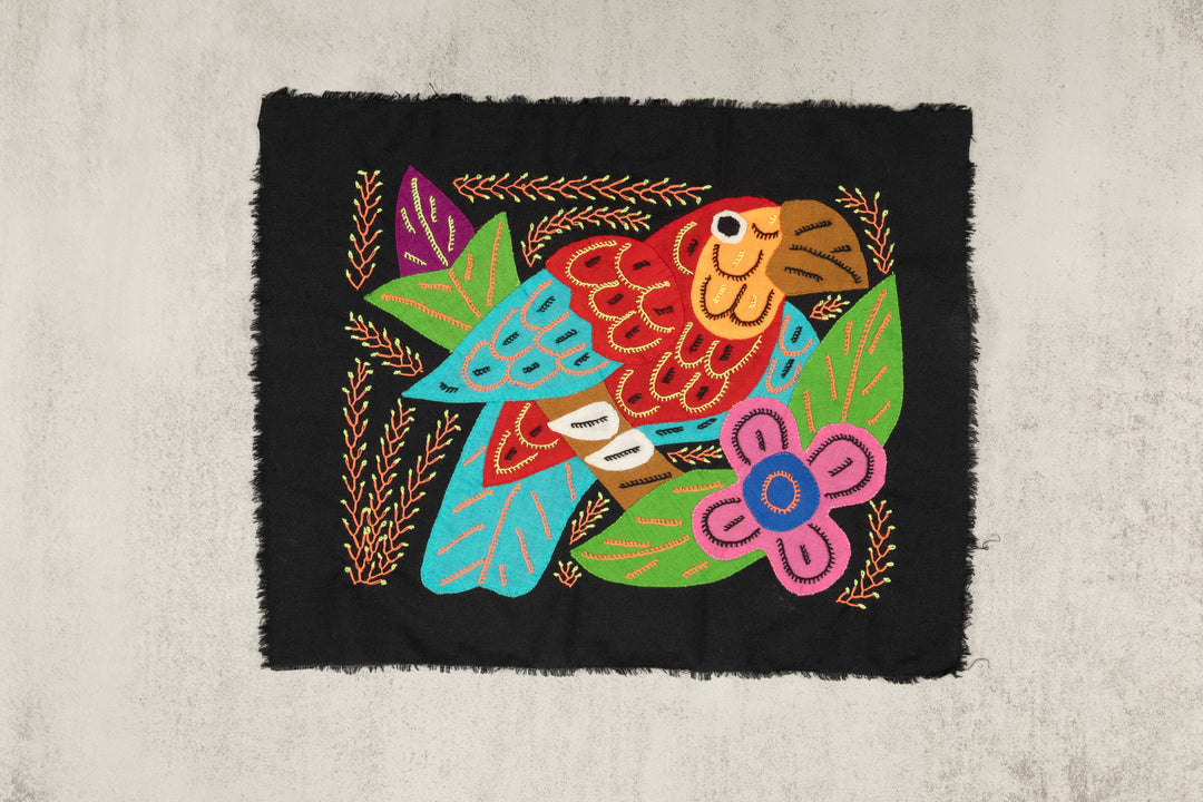 Multi-Color Parrot Bird Red And Blue Molita