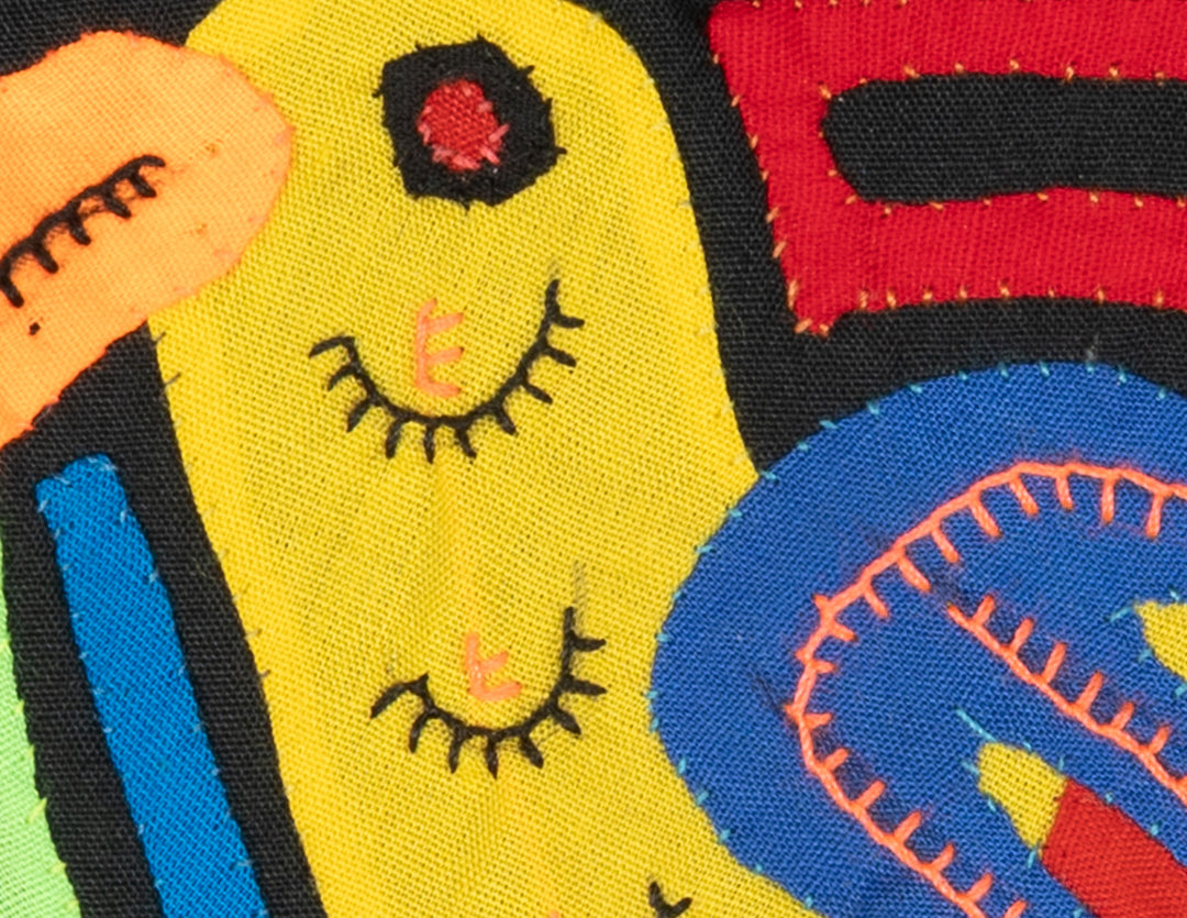 Multicolor Blue Yellow And Red Bird Molita