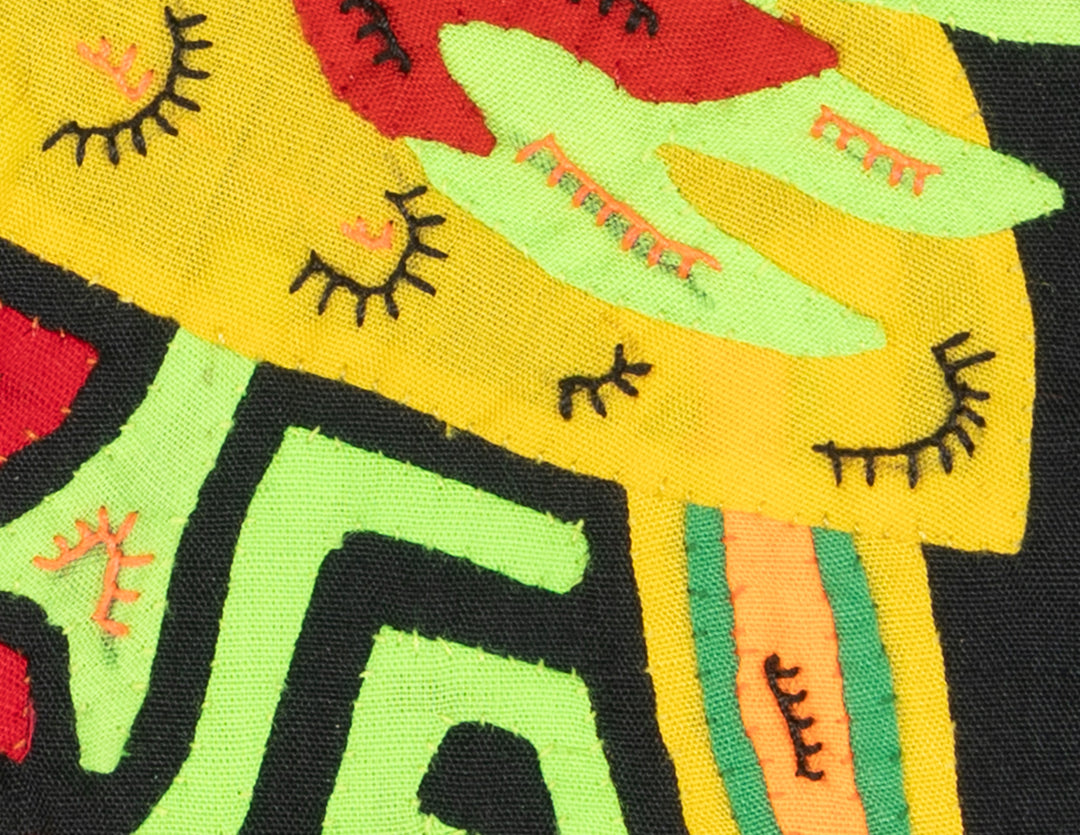 Multicolor Blue Yellow And Red Bird Molita