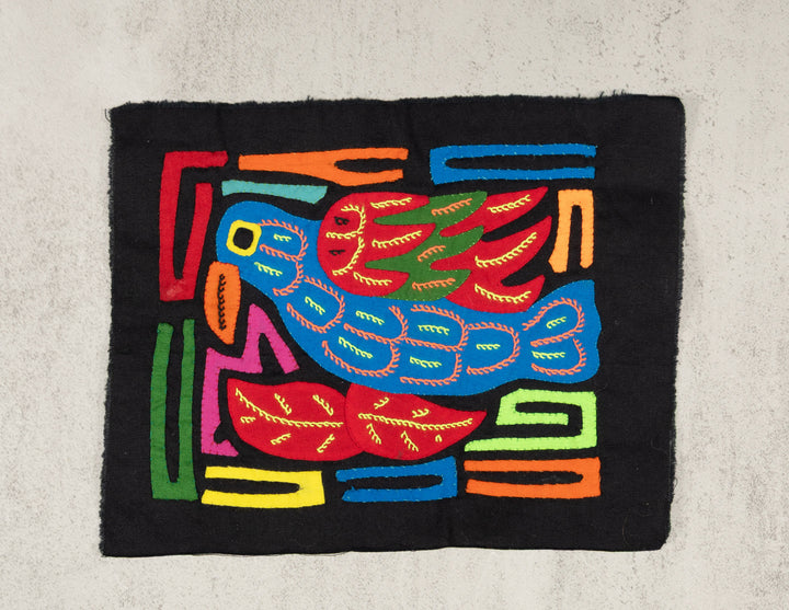 Multicolor Red And Blue Bird Molita