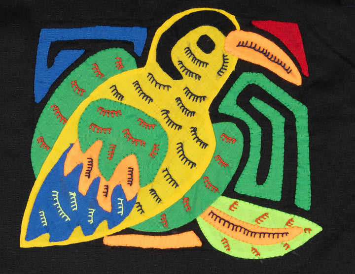 Multicolor Green Blue And Yellow Bird Molita