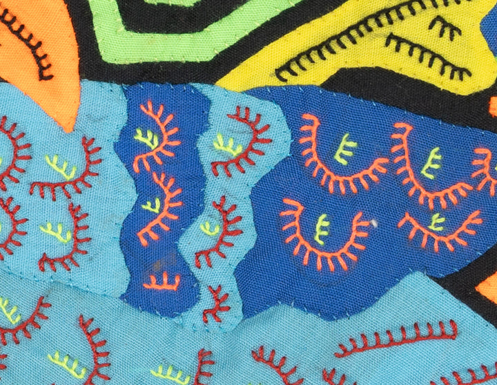 Multicolor Orange Yellow And Blue Bird Molita