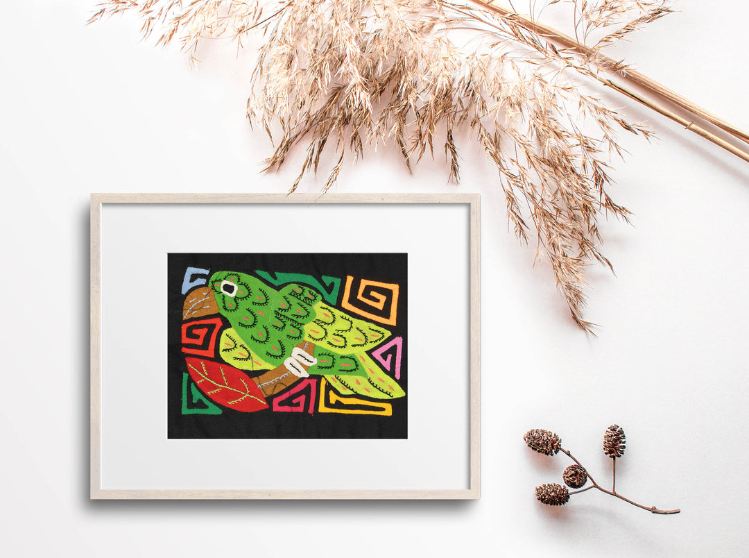 Multicolor Red Abd Green Bird Molita