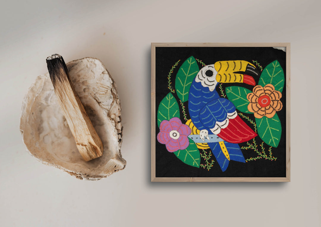 Multi-Color Parrot Toucan Blue And Red Molita