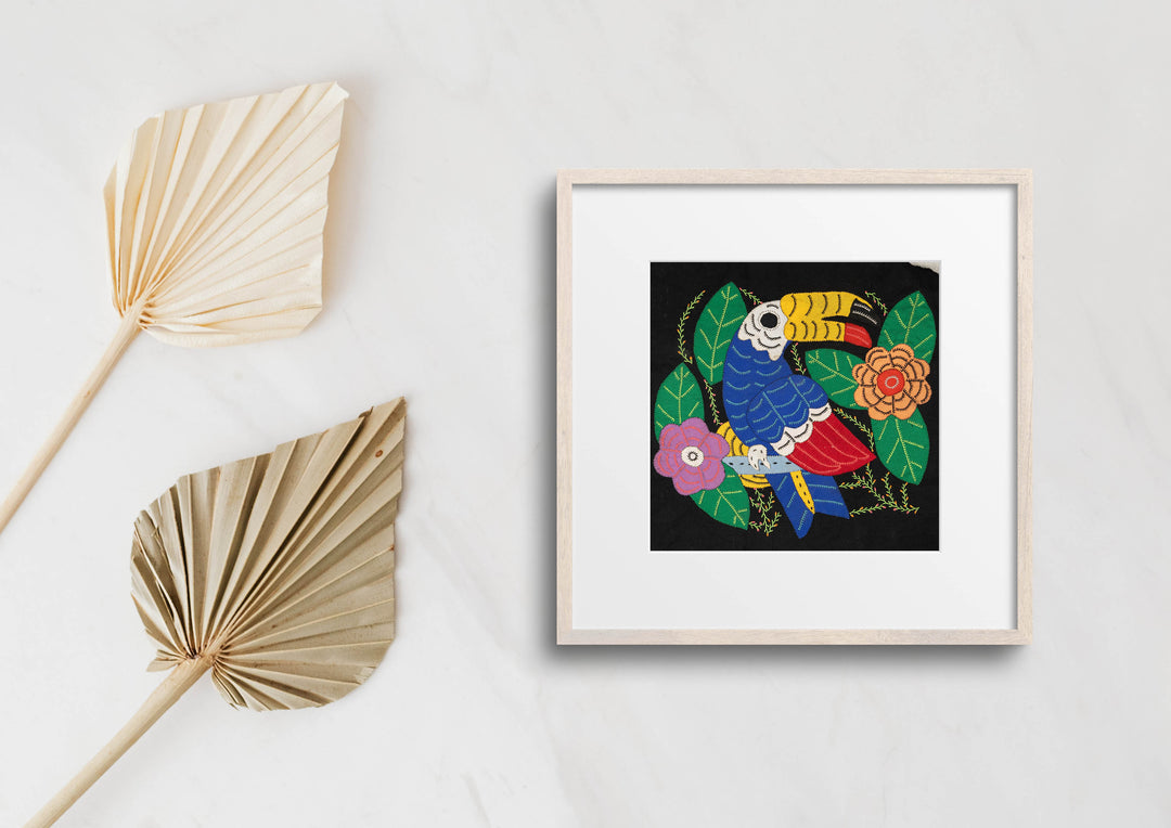 Multi-Color Parrot Toucan Blue And Red Molita