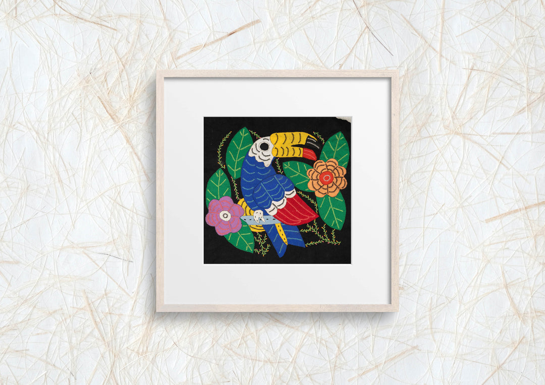 Multi-Color Parrot Toucan Blue And Red Molita