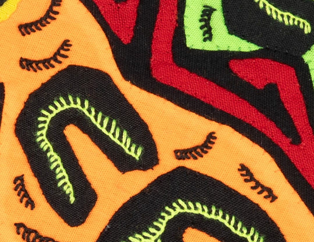 Multicolor Orange And Green Bird Molita