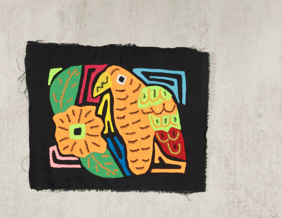 Multicolor Orange And Green Bird Molita