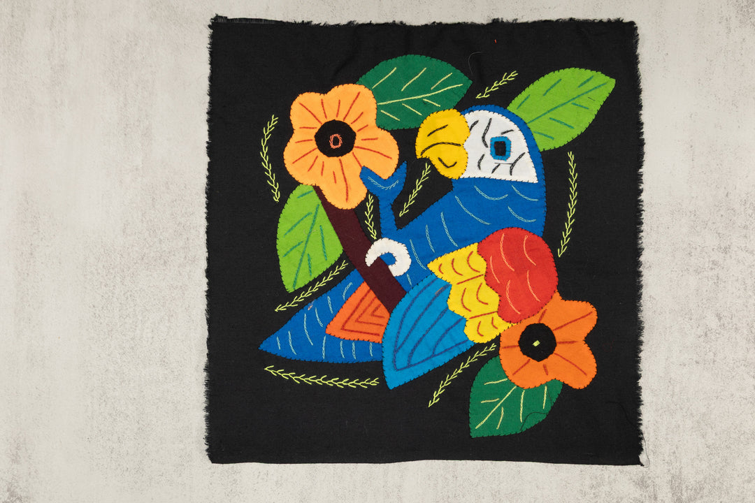 Multi-Color Parrot Bird Red And Blue Molita