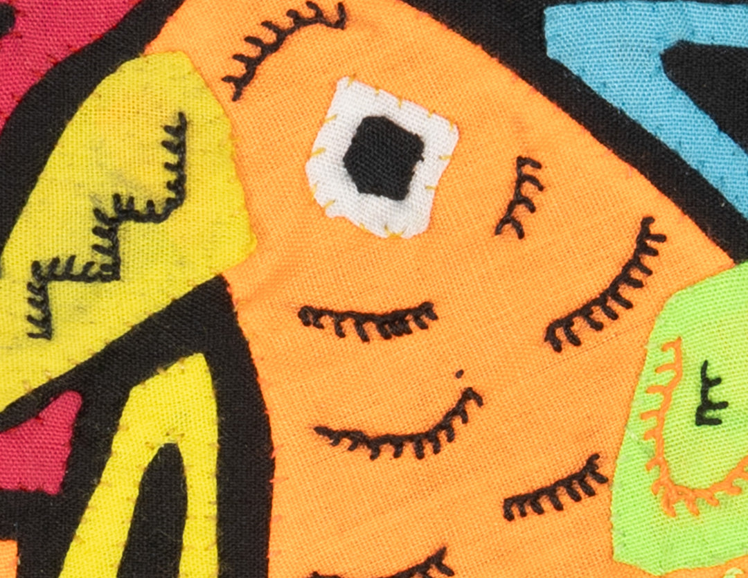 Multicolor Orange And Green Bird Molita