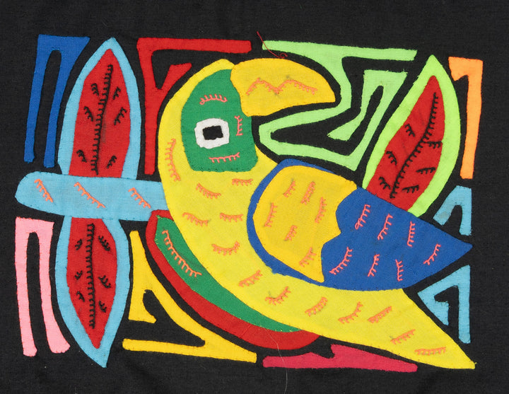 Multicolor Chartruce Red And Blue Bird Molita