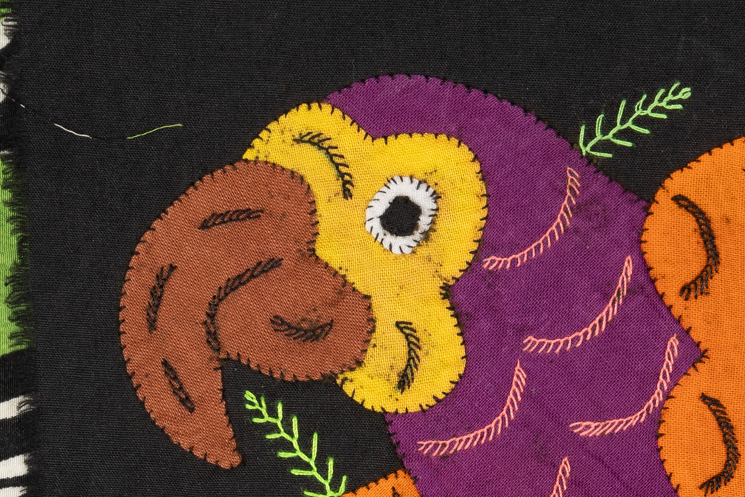 Multi-Color Parrot Bird Purple And Orange Molita