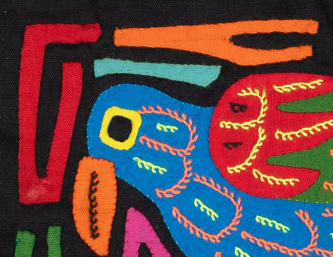 Multicolor Red And Blue Bird Molita