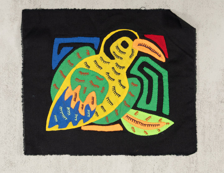Multicolor Green Blue And Yellow Bird Molita