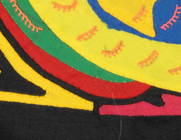 Multicolor Chartruce Red And Blue Bird Molita