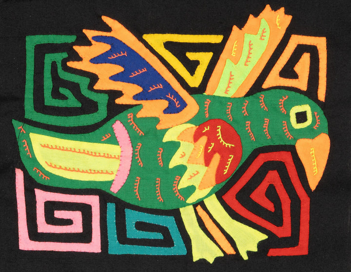 Multicolor Orange And Green Bird Molita