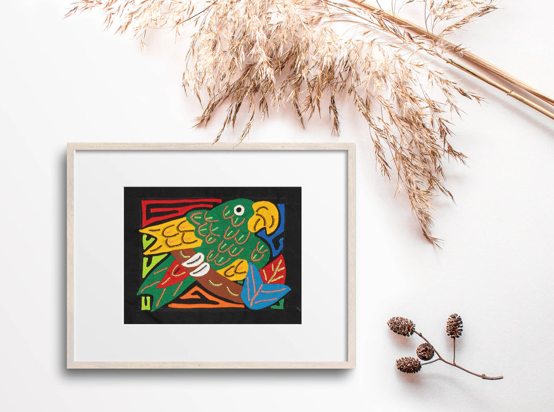 Multicolor Red Abd Green Bird Molita