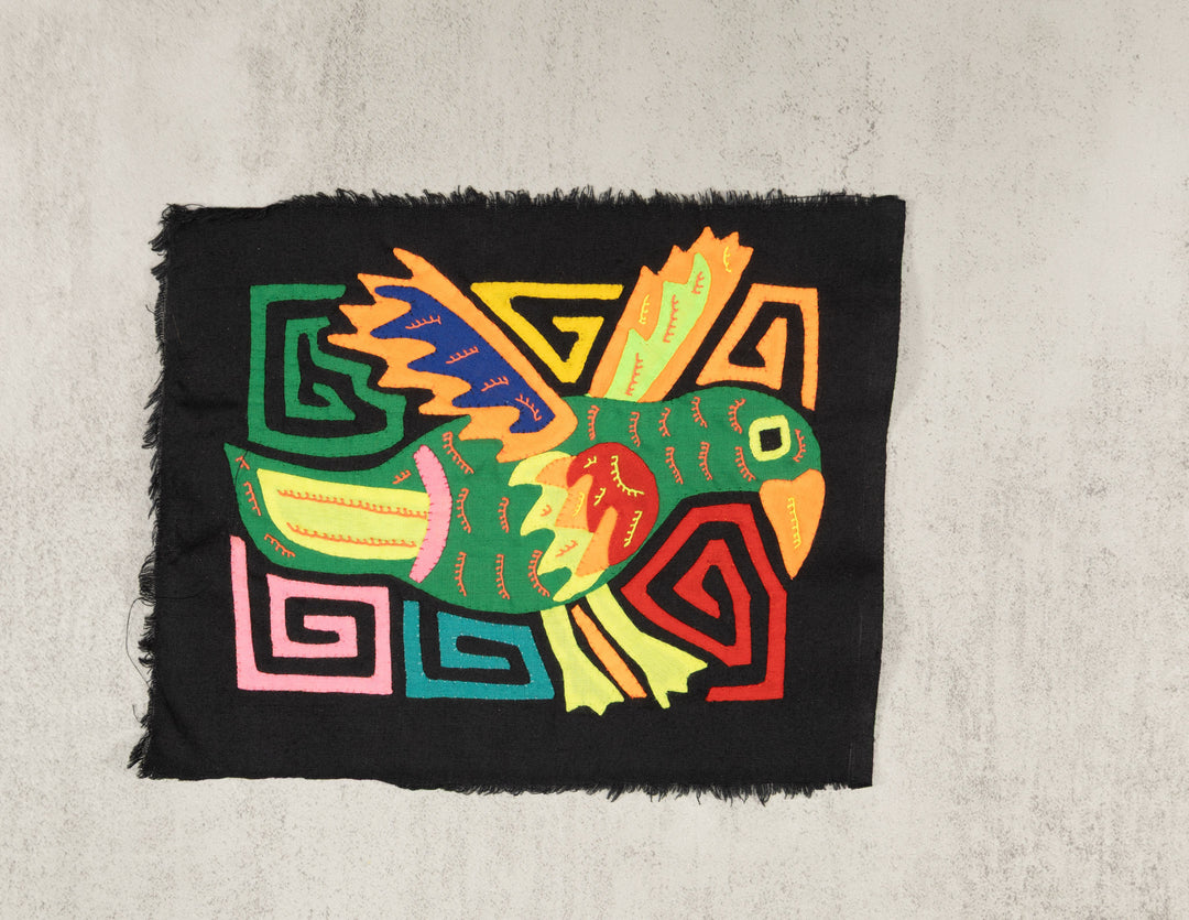 Multicolor Orange And Green Bird Molita