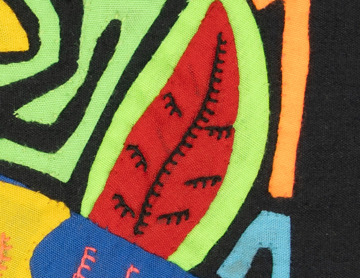 Multicolor Chartruce Red And Blue Bird Molita