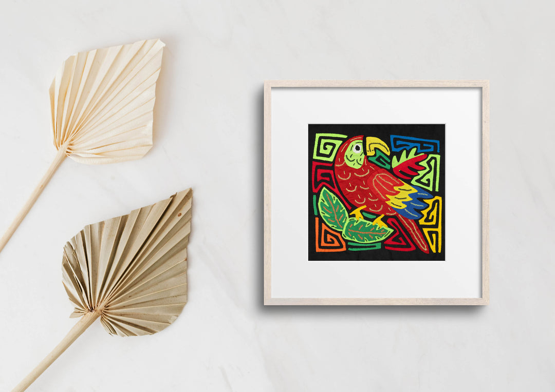 Multi-Color Parrot Bird Blue And Red Molita