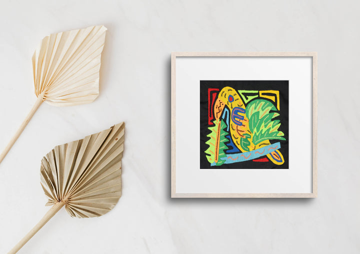 Multicolor Yellow Green And Orange Bird Molita