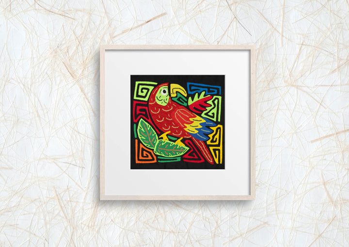 Multi-Color Parrot Bird Blue And Red Molita