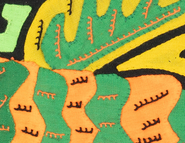 Multicolor Orange And Green Bird Molita