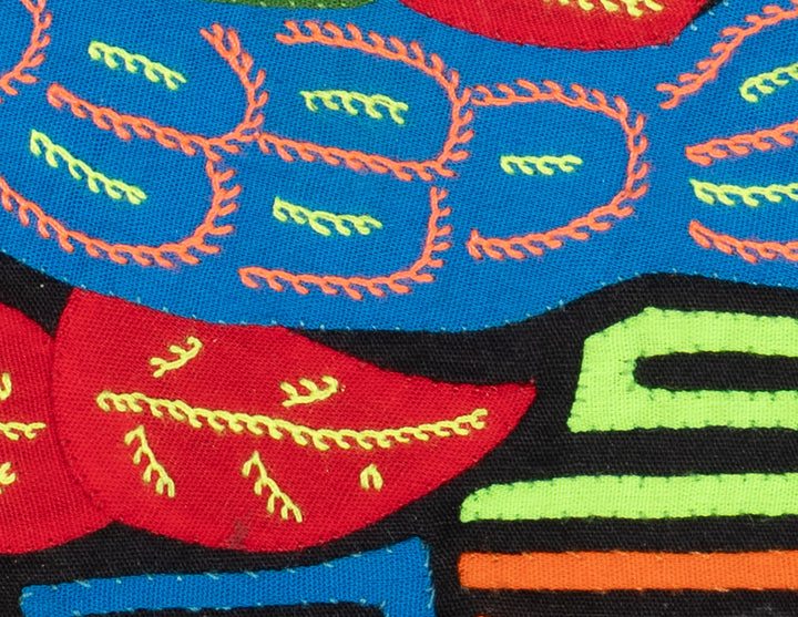 Multicolor Red And Blue Bird Molita