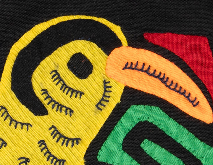 Multicolor Green Blue And Yellow Bird Molita