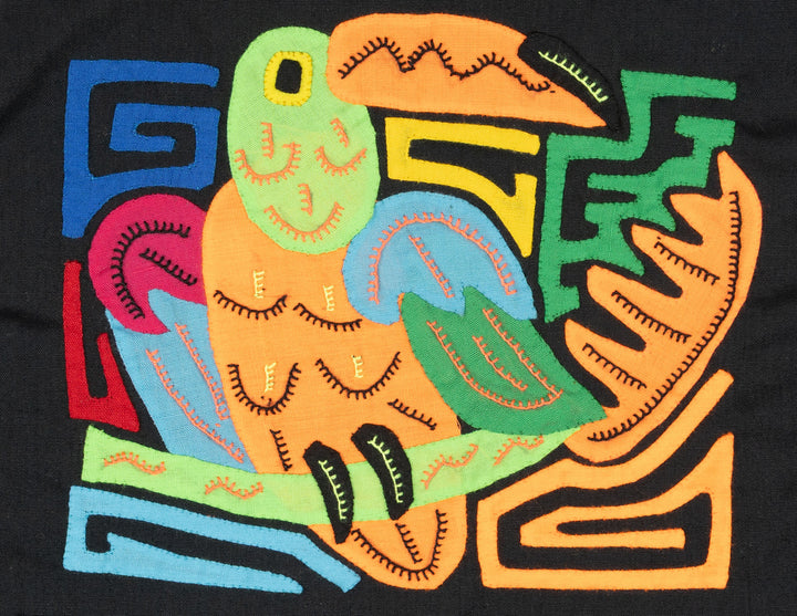 Multicolor Orange Green And Blue Molita