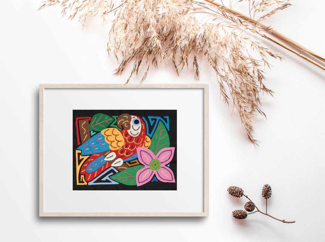 Multicolor Bird Red And Blue Molita