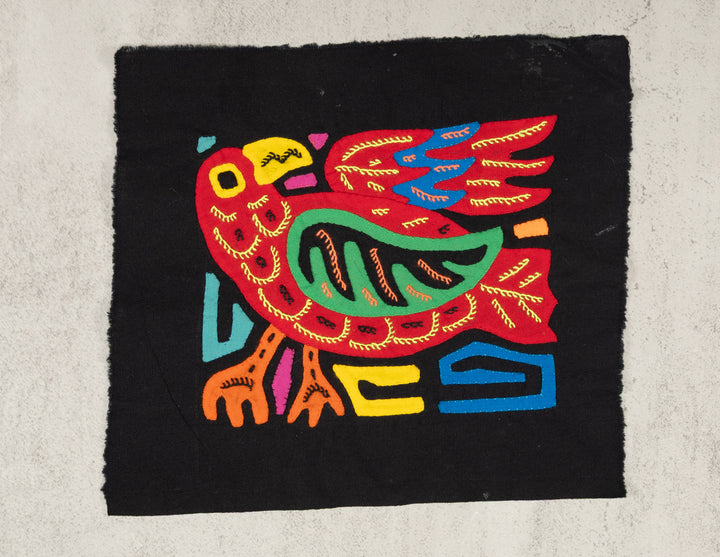 Multicolor Red And Green Bird Molita