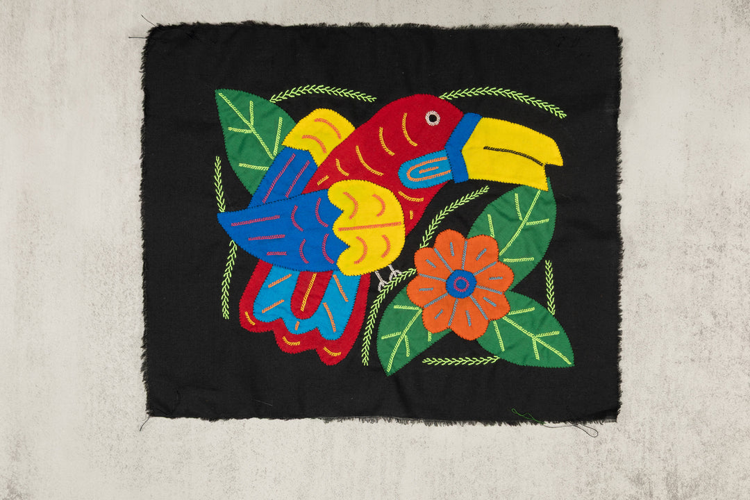 Multi-Color Toucan Bird Red And Blue Molita