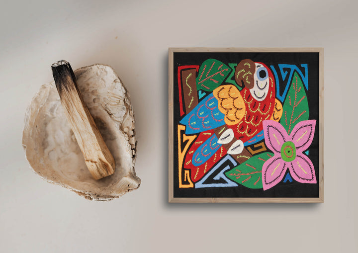 Multicolor Bird Red And Blue Molita