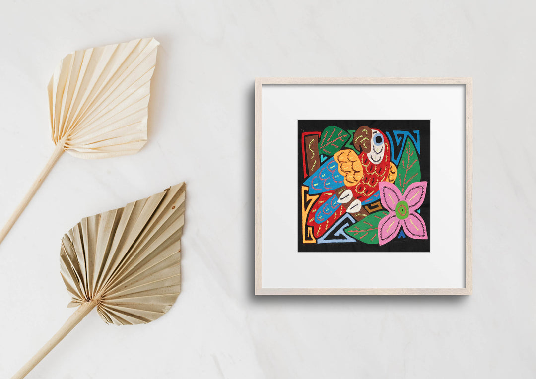 Multicolor Bird Red And Blue Molita