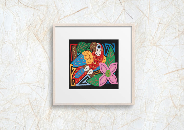 Multicolor Bird Red And Blue Molita