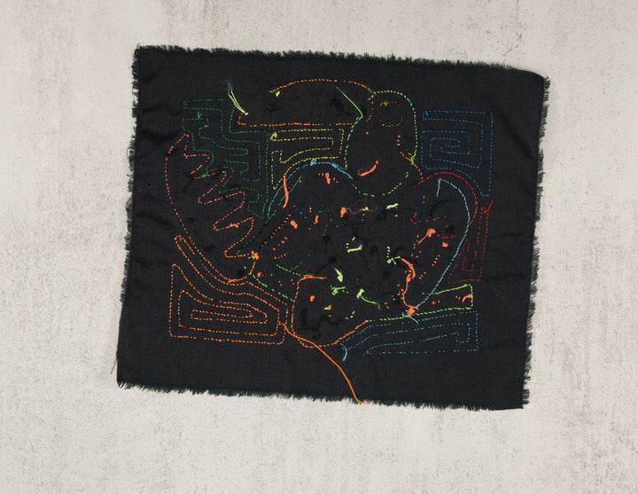 Multicolor Orange Green And Blue Molita