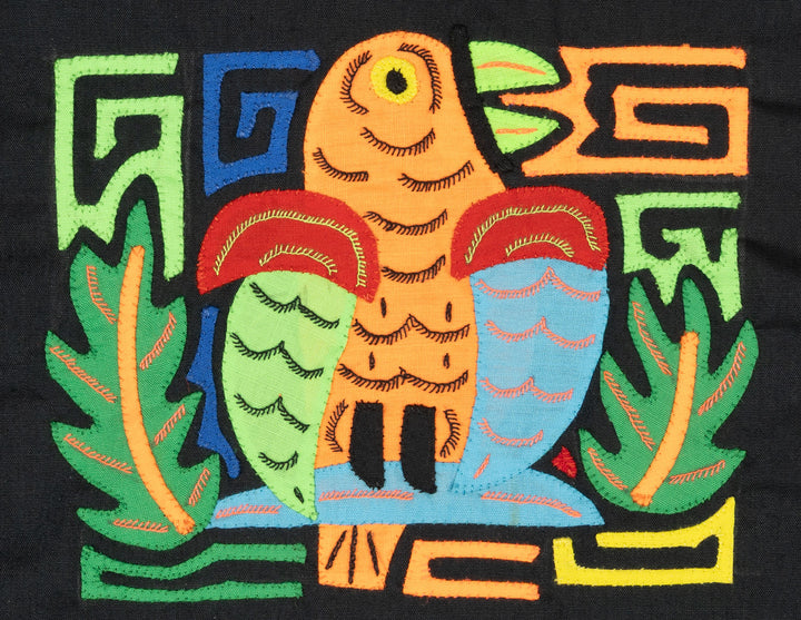 Multicolor Orange Red And Green Bird Molita