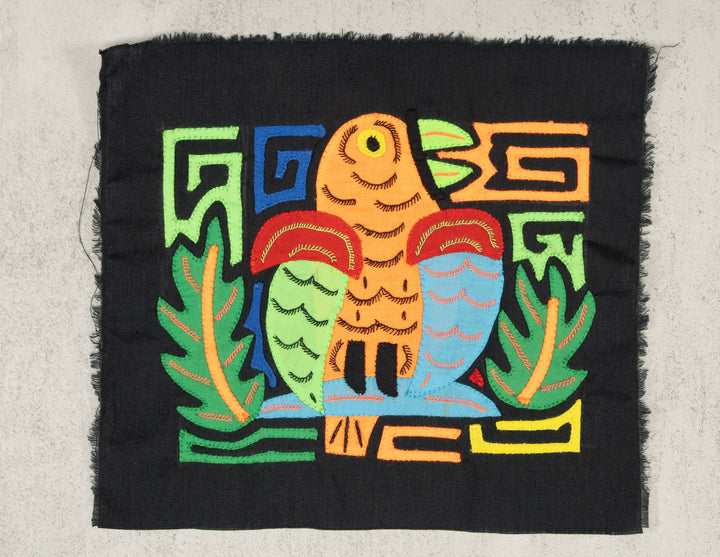 Multicolor Orange Red And Green Bird Molita