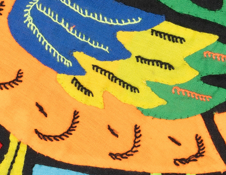 Multicolor Orange And Green Bird Molita