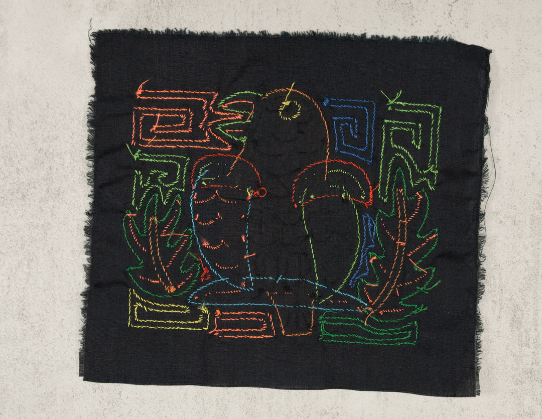 Multicolor Orange Red And Green Bird Molita