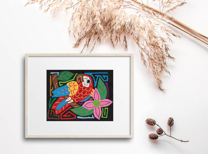 Multi-Color Bird Red And Blue Molita