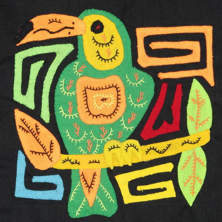 Multicolor Orange And Green Bird Molita