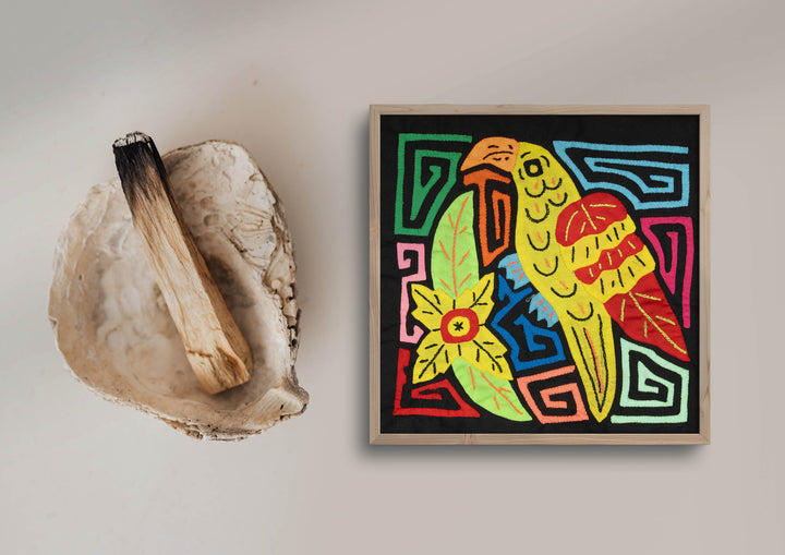 Multi-Color Bird Yellow And Red Molita