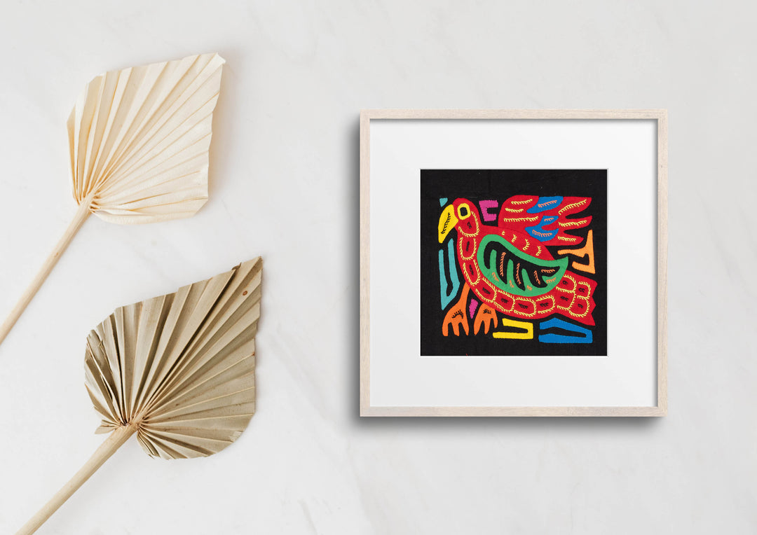 Multicolor Red And Green Bird Molita