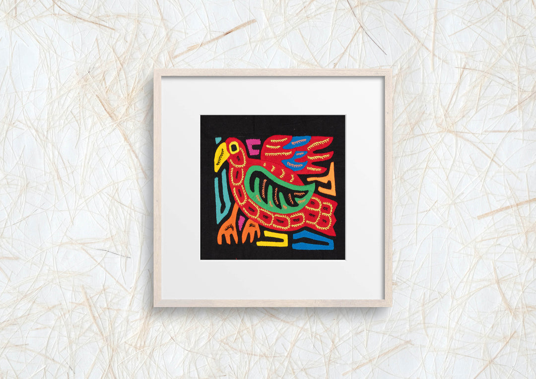 Multicolor Red And Green Bird Molita