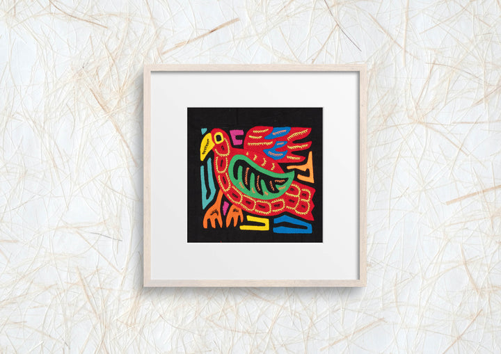 Multicolor Red And Green Bird Molita