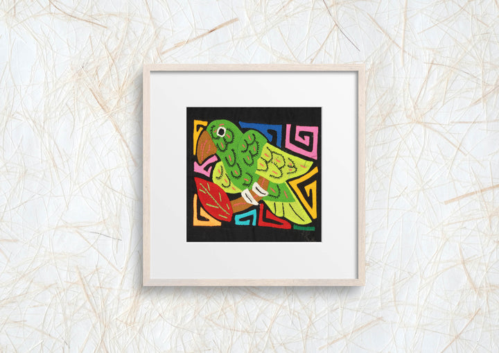 Multicolor Red Abd Green Bird Molita