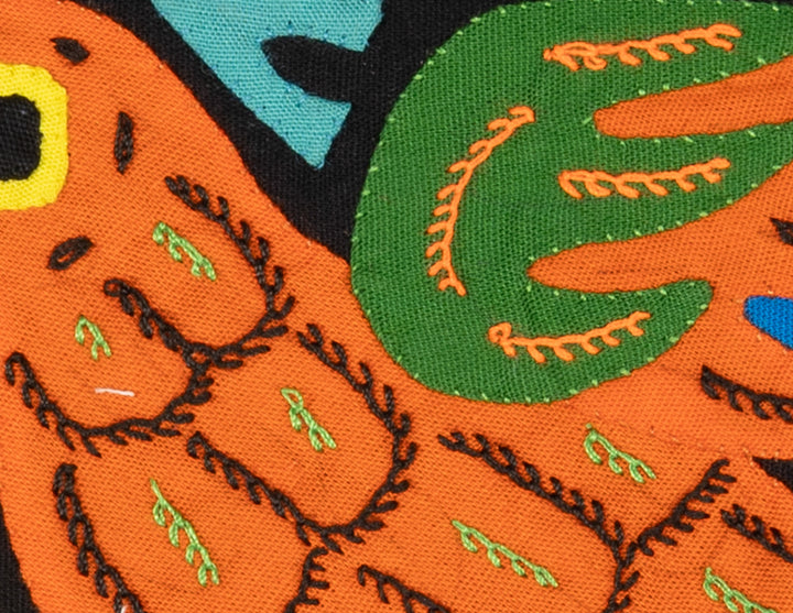 Multicolor Orange Blue And Green Bird Molita