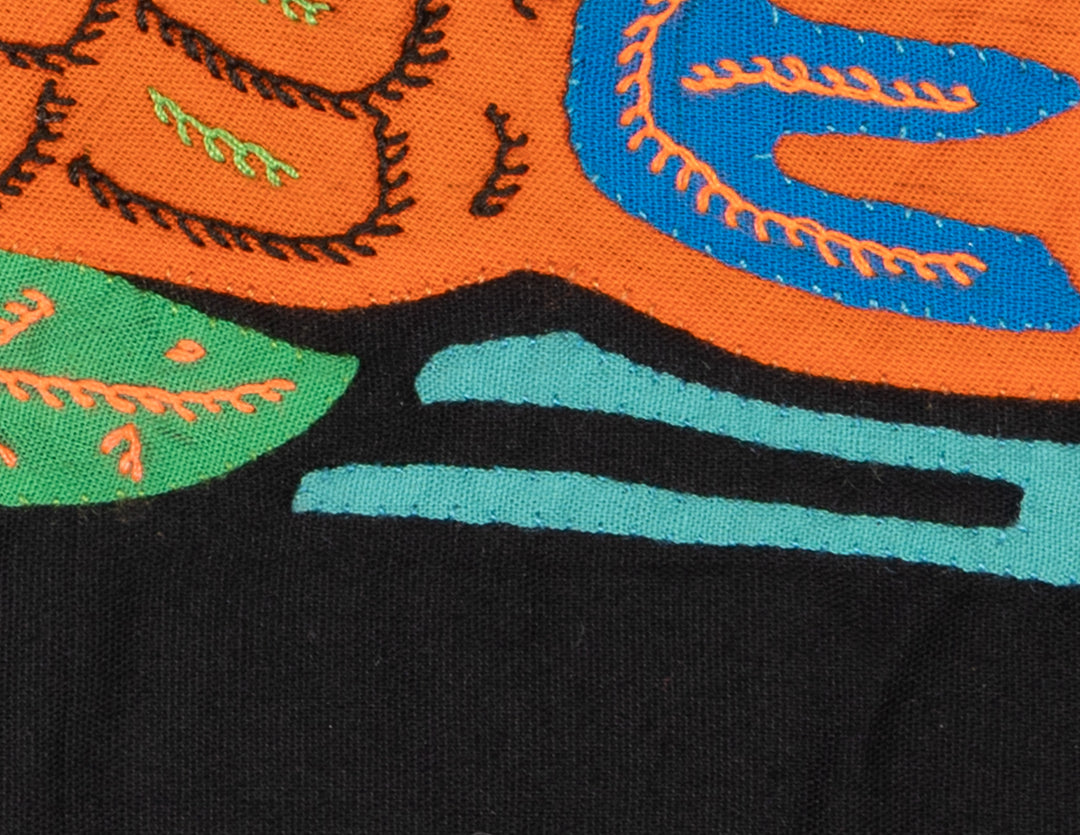 Multicolor Orange Blue And Green Bird Molita